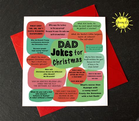 Dad Jokes Christmas Cardfunny Christmas Card for Dad - Etsy Canada