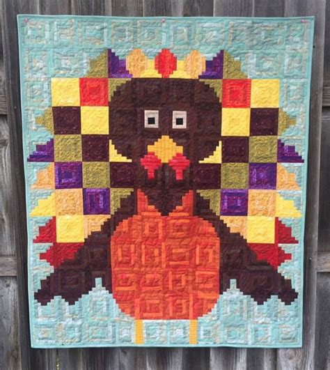 Turkey Quilt Pattern Turkey Quilt Pattern by Cut Loose Press - Etsy