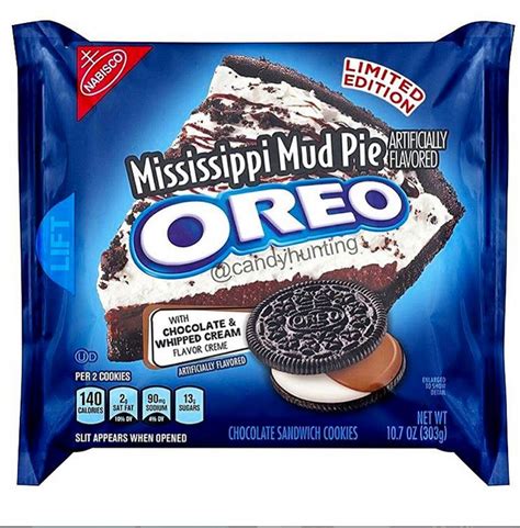 Oreo Mississippi Mud Pie...Summer 2017 | Oreo flavors, Oreo cookie flavors, Weird oreo flavors