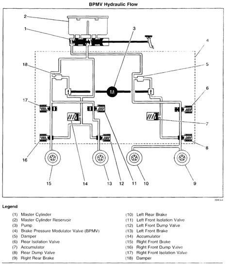 99 chevy silverado brake line diagram