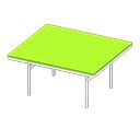 Cool dining table - White - Lime | Animal Crossing (ACNH) | Nookea