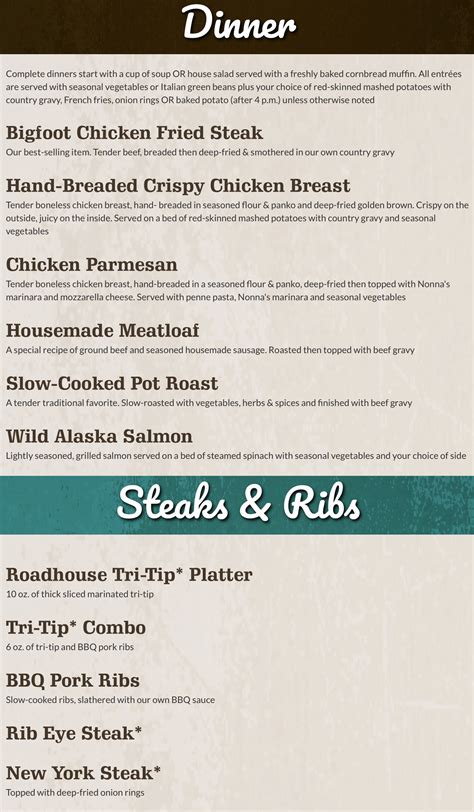 Black Bear Diner Menu | OC Restaurant Guides