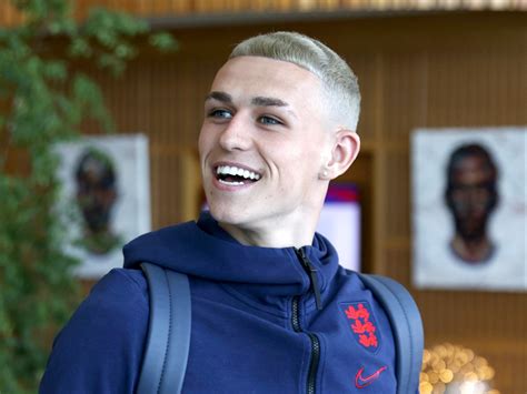 England youngster Phil Foden explains new bleach blonde hairstyle and ...