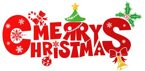 Christmas Clip art - Red Merry Christmas PNG Clipart Image png download ...