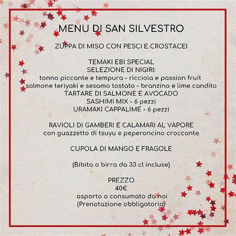 Menu at Azuki Sushi Ravenna restaurant, Ravenna