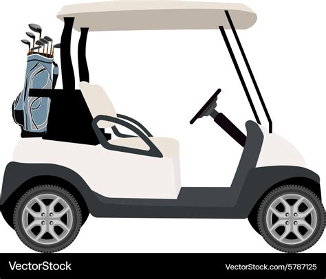 Golf cart Royalty Free Vector Image - VectorStock