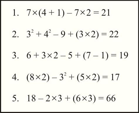 Pemdas Problems Worksheet