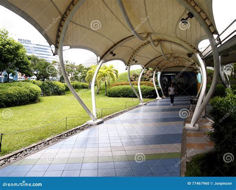 An Elevated Outdoor Park Called The Sky Garden At The SM City North Edsa Editorial Photo ...