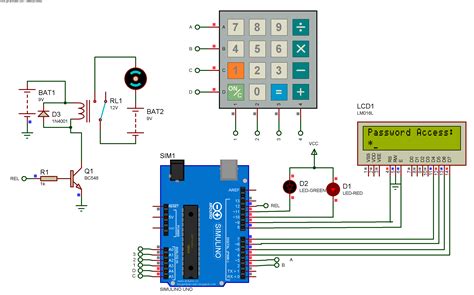 Password Based Door Lock System Using Arduino SIMULINO UNO -Use Arduino for Projects