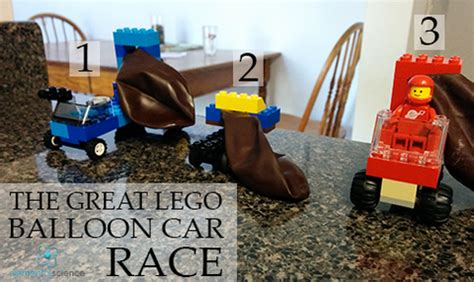 Learn about physics with the Great LEGO Balloon Car Race