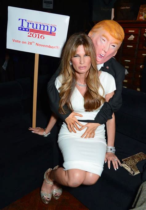 This Celebrity's Melania Trump Halloween Costume Is Scarily Good ...