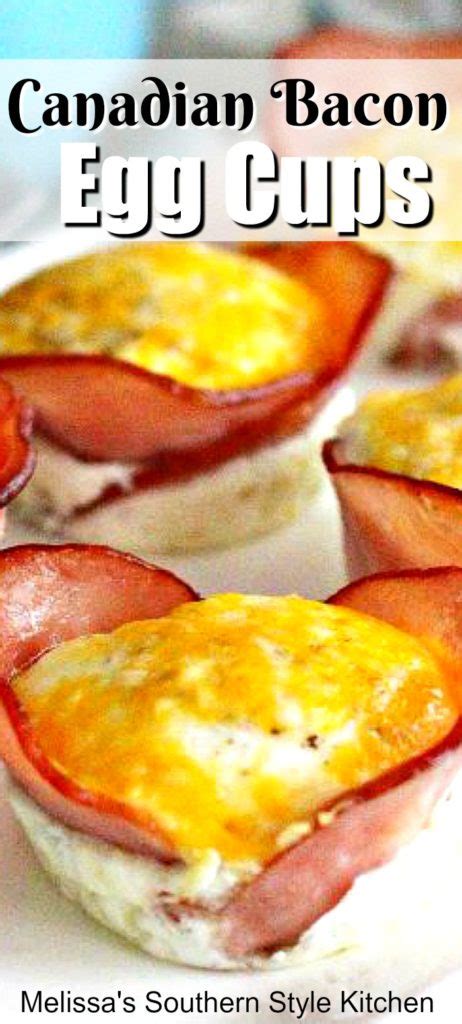 Canadian Bacon Egg Cups - melissassouthernstylekitchen.com