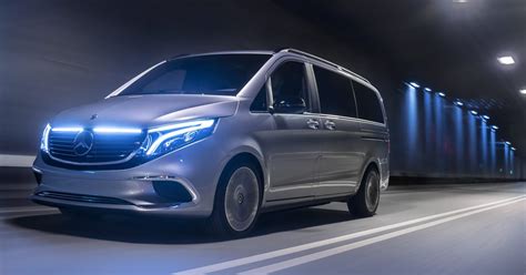 Mercedes-Benz unveils EQV all-electric minivan with almost 250 miles of ...