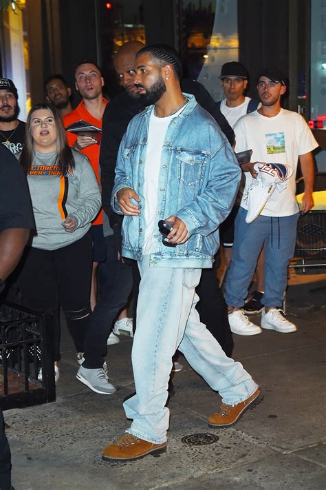 Drake Double Denim Outfit Trend 2022