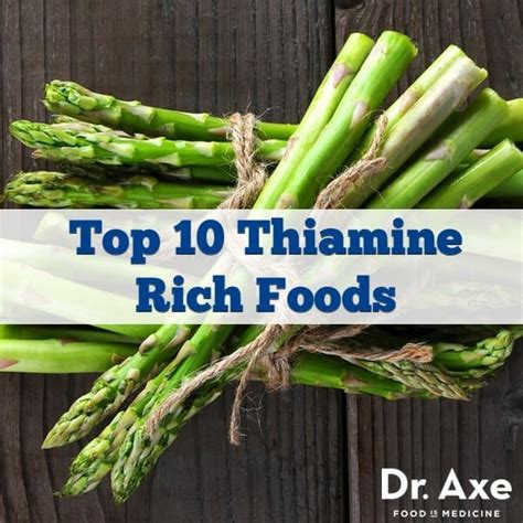 Top 10 (Thiamine) Vitamin B1 Foods - DrAxe.com