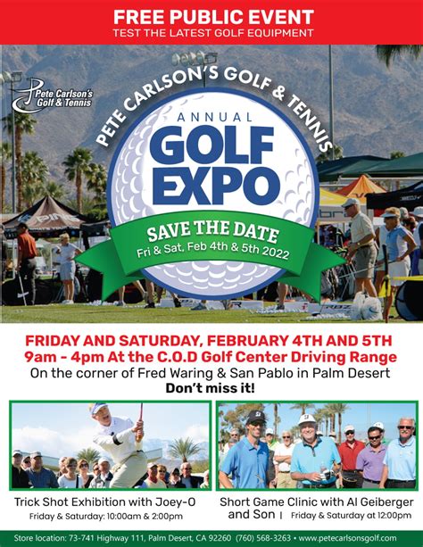 Golf Expo 2022 Day 1 - Pete Carlson's Golf & Tennis