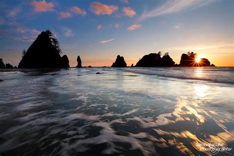 Shi Shi Beach at sunset | Seascapes | Pacific Northwest | USA | Synnatschke Photography