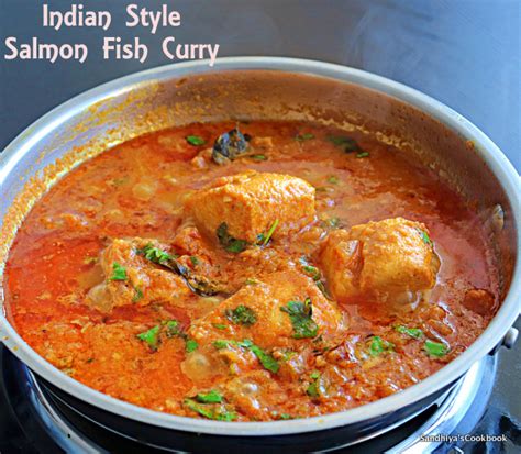 Sandhiya's Cookbook: Indian Style Salmon Fish Curry - Video Recipe