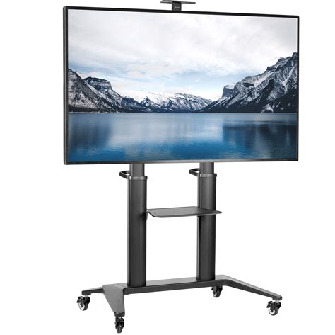 VIVO Aluminum Ultra Heavy Duty 70" to 120" TV Cart, Mobile Large Screen ...