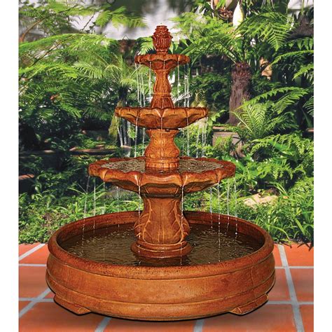 Red, 48 In. To 60 In., Outdoor, Fountains | Lamps Plus