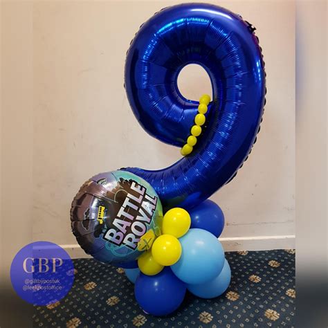 Large Number Balloon on a Base in 2021 | Number balloons, Balloons ...