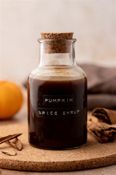 Pumpkin spice latte syrup - Starbucks inspired - Lifestyle of a Foodie