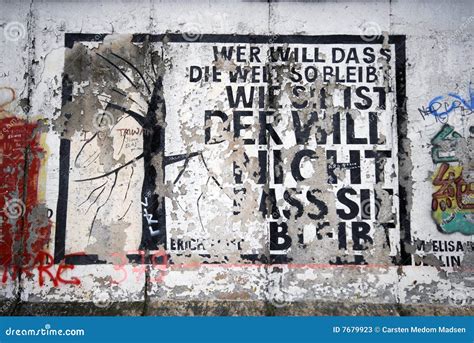 Berlin Wall Graffiti Editorial Stock Photo - Image: 7679923