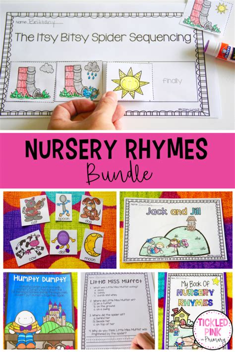 Nursery Rhymes Activities for Kindergarten and Preschool