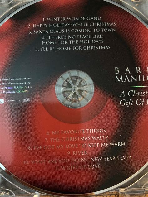 Barry Manilow A Christmas Gift Of Love CD - CDs