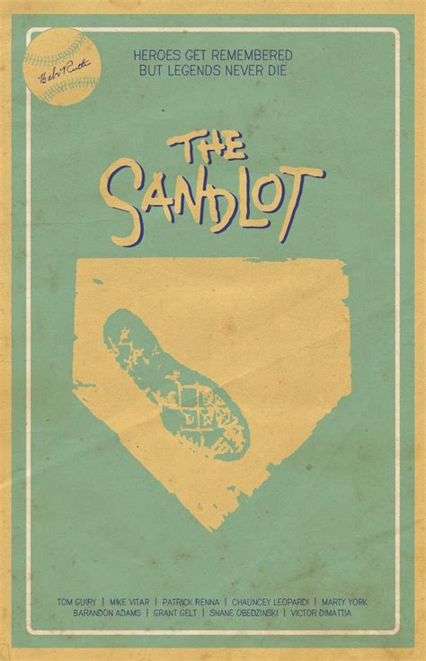 Sandlot Poster by MinimalistPosterShop on Etsy https://www.etsy.com/listing/254778460/sandlot ...