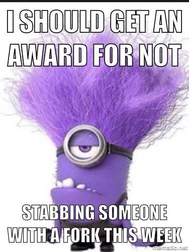 Purple Minion Meme