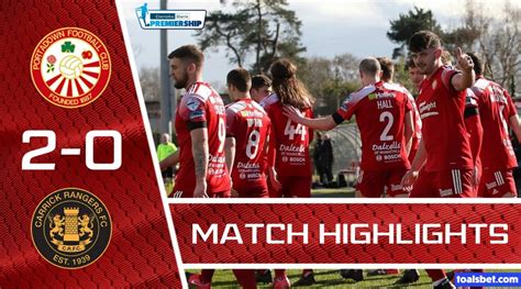 We Are Ports TV highlights | vs. Carrick Rangers | Danske Bank ...