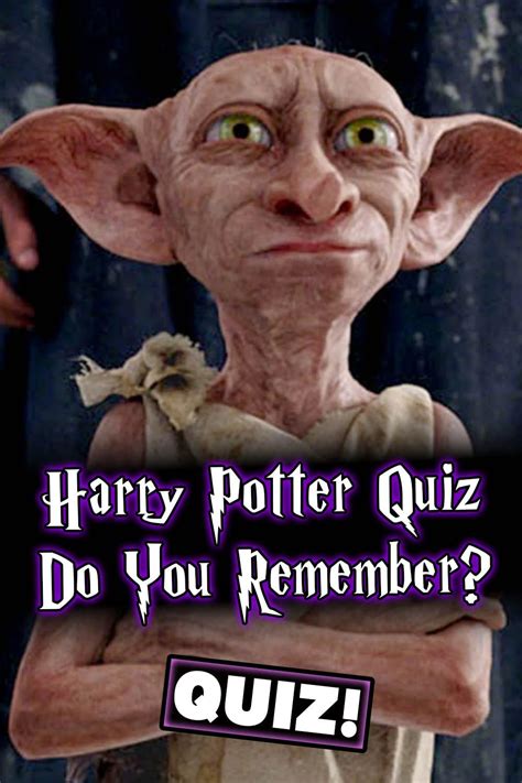 New Quiz! Let's find out how well you remember these movies - welcome to Harry Potter Quiz! # ...