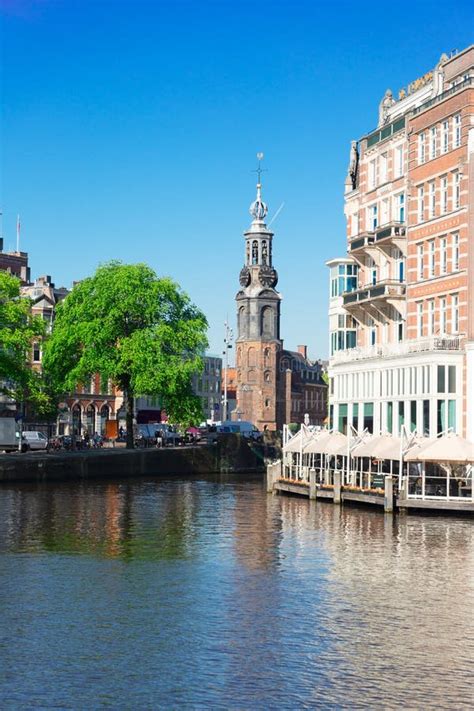 Munt Tower, Amsterdam, Netherlands Stock Photo - Image of boats, history: 26260128