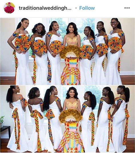 African Print Bridesmaid Dresses