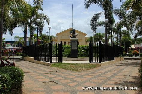 Monument of Pres. Diosdado Macapagal in Lubao Plaza