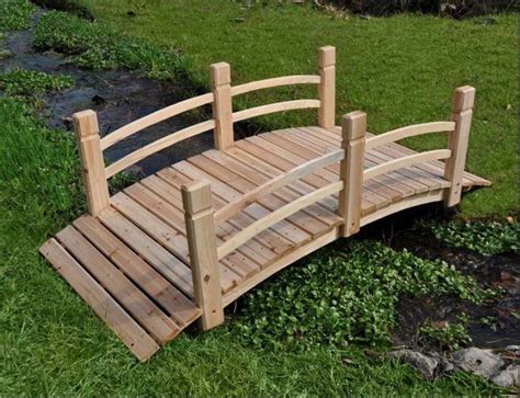 Small Garden Bridges To Sweeten Your Garden: Rustic Wooden Bridge Deisgn In… | Garden in the ...