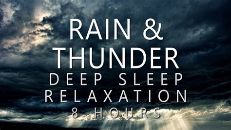 Rain & Thunder Deep Sleep Relaxation: 8 Hours Ambient Rain Sounds (Sleep... | Horror filme ...