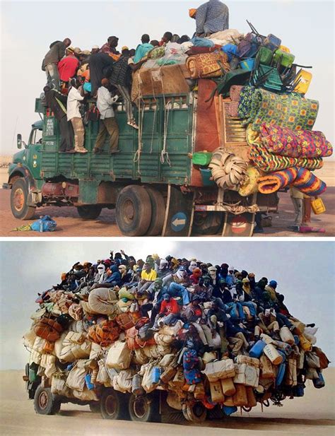 overloaded truck-cargo and people-funny Great Photos, Funny Photos ...