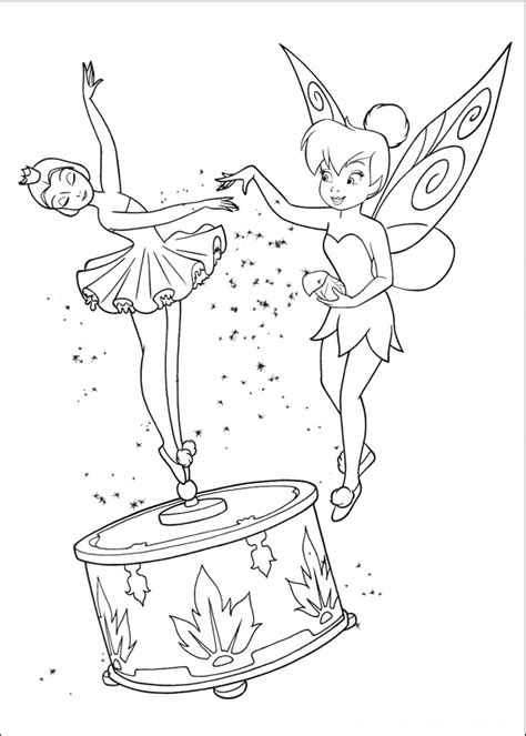 Tinkerbell Printable Coloring Pages