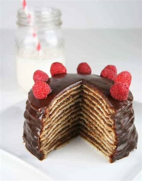 Eggo 12-Layer Chocolate Pancake Cake - Mom Loves Baking