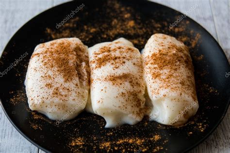 Turkish Dessert Tavuk Gogsu / Chicken Breast Milk Pudding. Stock Photo by ©Alp_Aksoy 126900948