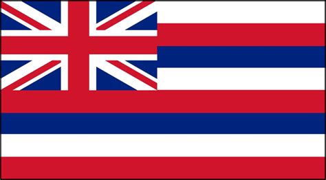 FREE Printable Hawaii State Flag & color book pages | 8½ x 11