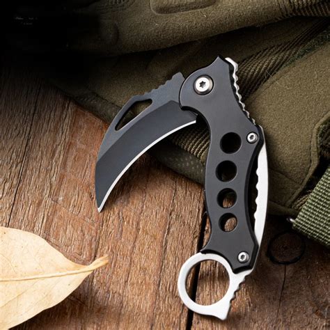 Outdoor Folding Knife Field Emergency Tactical Survival Knife Portable Mini Knife Camping Claw ...