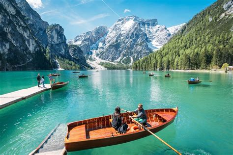 Braies Lake, a magic lake in the Dolomites