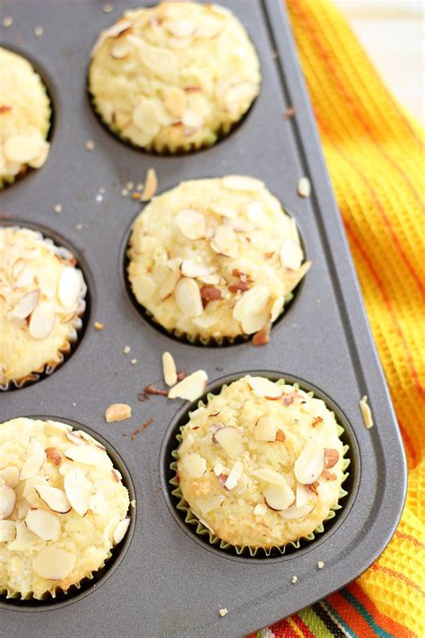 Lemon Almond Ricotta Muffins