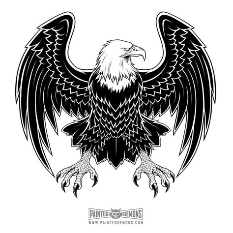 EAGLE (VECTOR ART) | Painted Demons - Art Design and Apparel