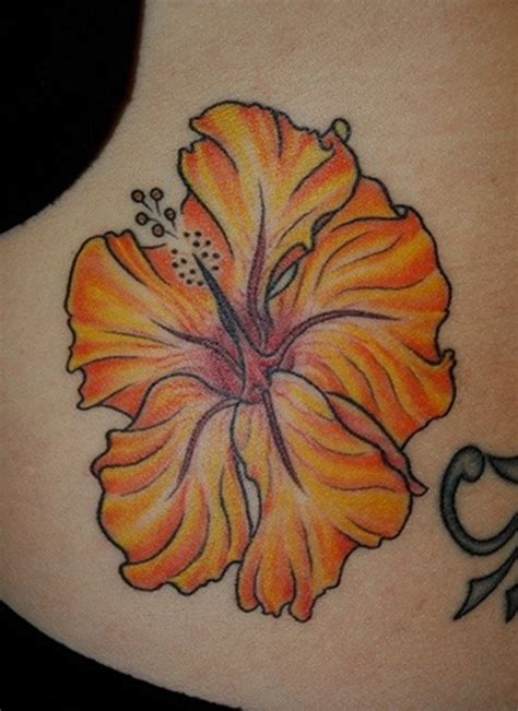 hibiscus hawaiian tattoo - Design of TattoosDesign of Tattoos