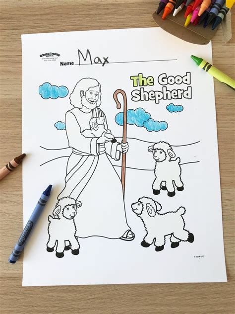 The Lord Is My Shepherd Coloring Page