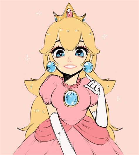 Princess Peach Fan Art Anime